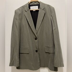 Green Calvin Klein Blazer